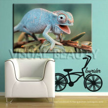 Décoration intérieure Chameleon Animal sauvage Art Decorative Canvas Art pour salon